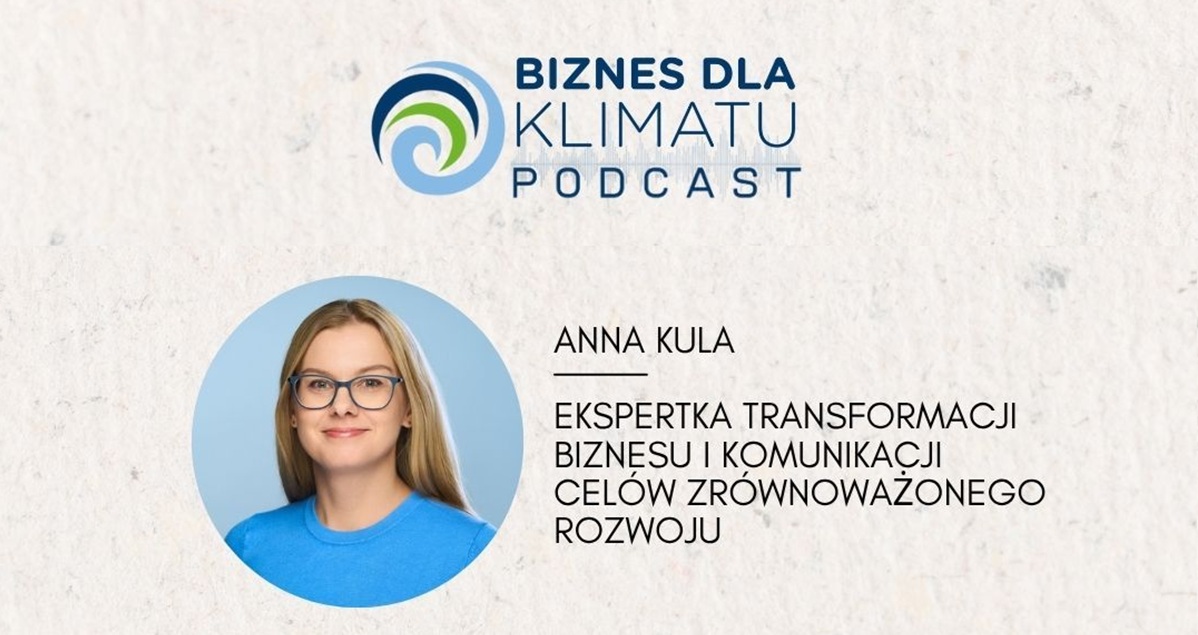 Anna Kula_podcast Biznes dla klimatu